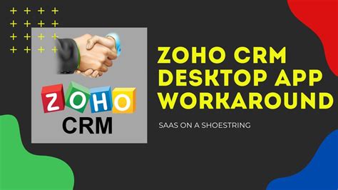 Zoho Crm Desktop App Youtube