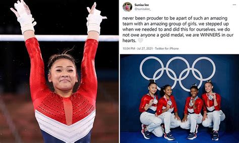 Sunisa Lee Says Shes Never Been Prouder Of Her Teammates After