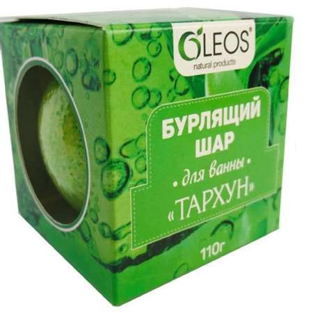 Бомбочка для ванны Oleos Бурлящий шар Тархун 110 г купить по цене 92 ...