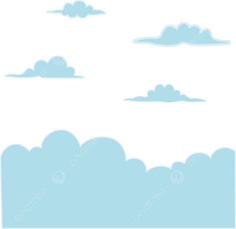 Nubes Azules En El Cielo Vector PNG Nube Cielo Nubes PNG Y Vector