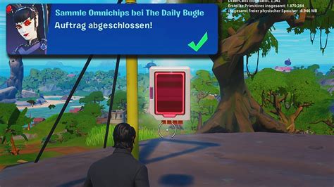 Sammle Omnichips Bei The Daily Bugle Alle 3 Orte Fortnite Omnischwert Aufträge Youtube