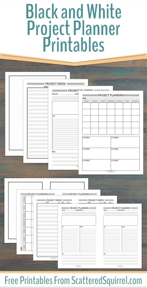 Project Planner Printable Free Pdf For Your Creative Ideas Artofit