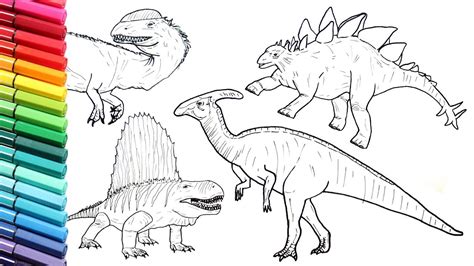 Coloring Dinosaur Pages : Dinosaur Coloring Pages Easy Peasy And Fun ...