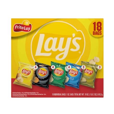 Frito Lay Lay's® Variety Mix, 18 ct / 18 oz - Fred Meyer