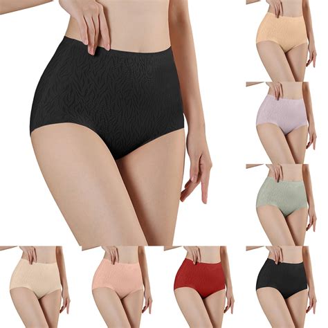 Panties For Women Pack Tummy Control Breathable Seamless Belly