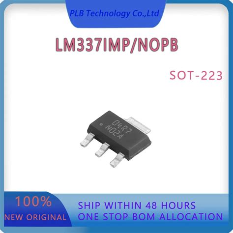 Original LM337 Integrated Circuit LDO LM337IMP NOPB SOT 223 Adjustable