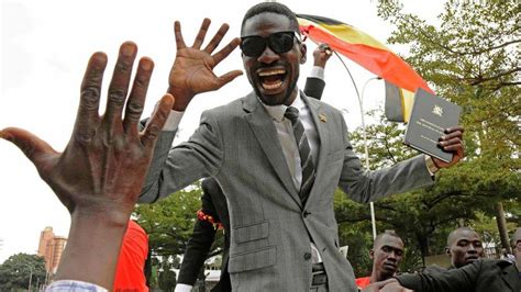 Ugandas Bobi Wine Pop Star Mp Charged With Treason Bbc News