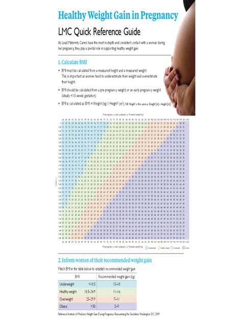 Pregnancy Weight Gain Chart 11 Free Templates In PDF Word Excel