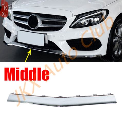 For Mercedes Benz W Cls Middle Front Bumper Chrome