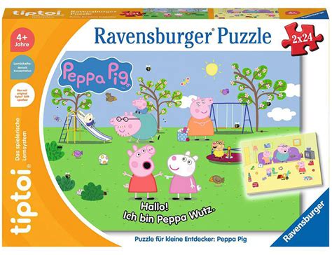 Ravensburger Tiptoi Puzzle F R Kleine Entdecker Peppa Pig X