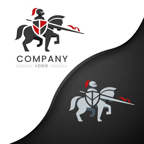 Knight Horse Logo Modern Design 21359166 Vector Art at Vecteezy