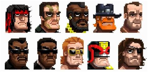 Bros | Pixel art, 90s action movies, Art