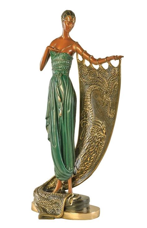 ERTÉ Emerald Night Martin Lawrence Galleries Bronze Sculpture