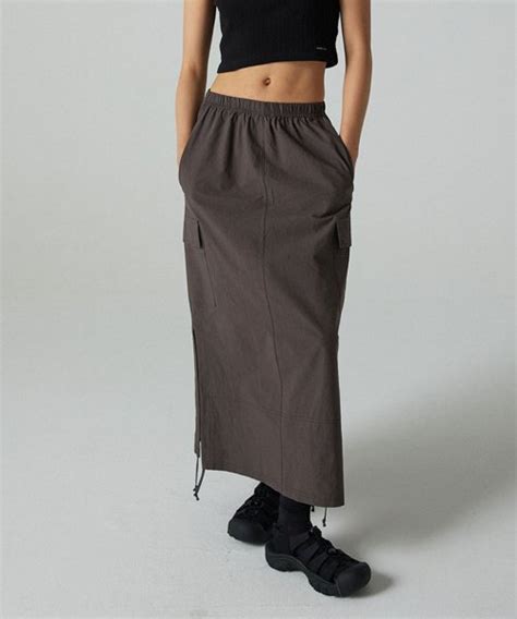 Musinsa Dearstalker Grab Cargo Long Skirt Grab Cargo Long Skirt