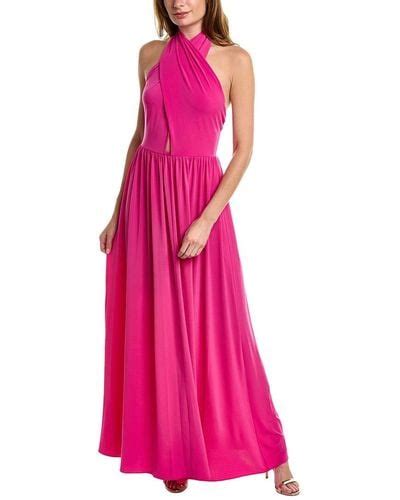 Pink Halston Dresses For Women Lyst