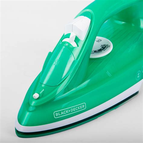 Black Decker Plancha Para Ropa A Vapor TrueGlide Verde IRBD315 Con