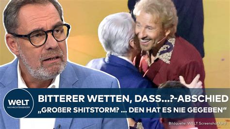 GOTTSCHALK ABGANG Entertainer Inziniert Sich Als Opfer Von