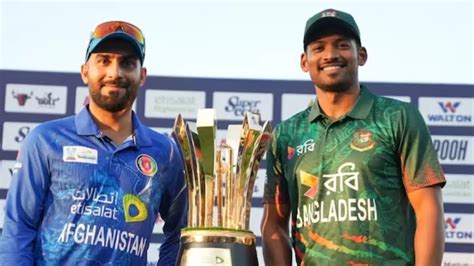 Afg Vs Ban 1st Odi Live Streaming When Where And Watch Afghanistan Vs