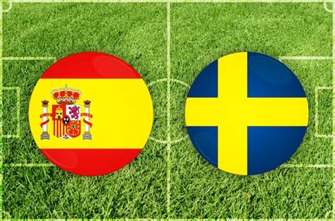 Premium Photo Spain Vs Sweden Football Match