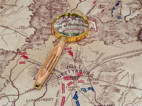 Colonel Charles Coster Oak Brickyard Witness Tree Magnifying Glass