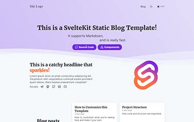 Free Svelte Templates And Themes Htmlrev