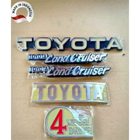 Jual Emblem Lengkap Atau Emblem Set Toyota Landcruiser Hardtop F