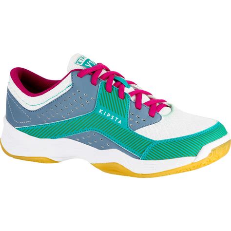 Allsix V100 Womens Volleyball Shoes Bluegreen Decathlon