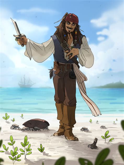 Natalie de Corsair's art | Captain jack sparrow fanart, Jack sparrow