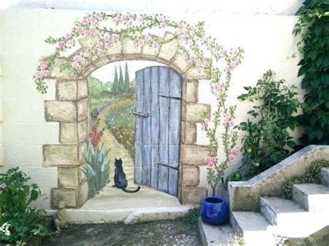 Wooden Fence Mural Google Search Jardin Murale Art Mural En Plein