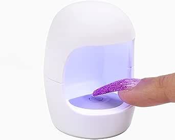 Aiscrofa Mini Uv Led Nail Lamp Portable Gel Light Mouse Shape Pocket