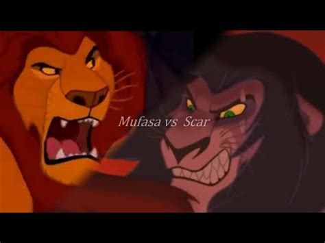 Lion King Mufasa And Scar Fight