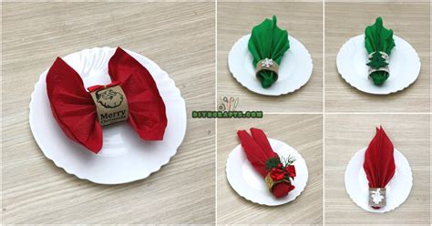 How To Make Festive Holiday Napkin Rings In Under Minutes Diy