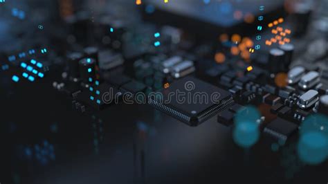 The Variety of Different Types of Chips and Electronic Components Stock ...