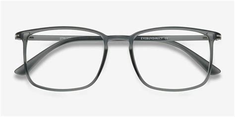 Structure Rectangle Clear Gray Full Rim Eyeglasses Eyebuydirect Eyeglasses Eyebuydirect