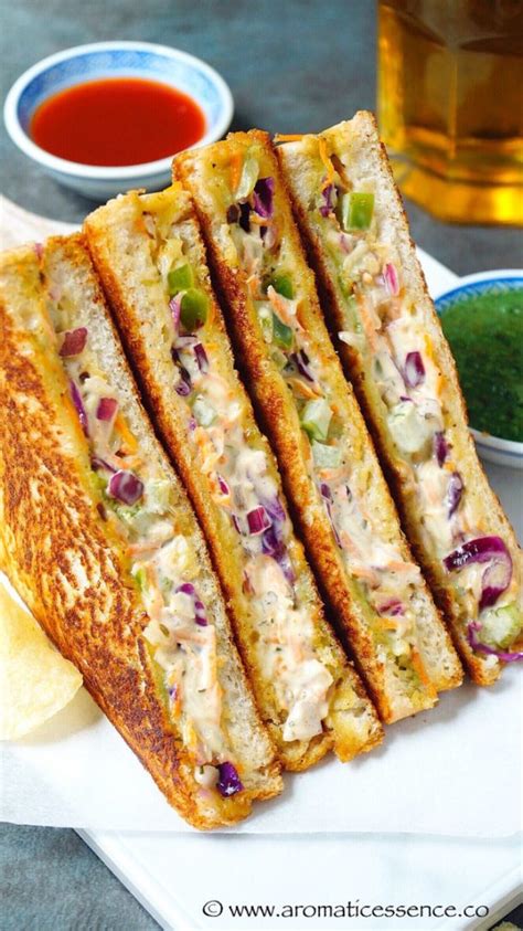 Veg Mayonnaise Sandwich Recipe Mayo Sandwich Grilled Mayo Sandwich Aromatic Essence