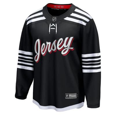 Fanatics Branded Black New Jersey Devils Alternate Premier Breakaway ...