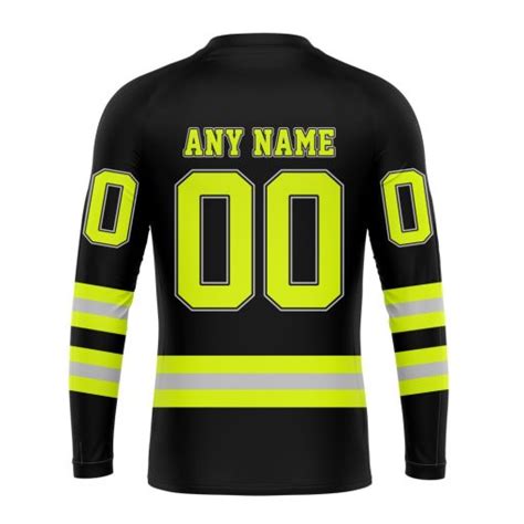 Nfl Baltimore Ravens Custom Name Number Special Firefighter Uniform