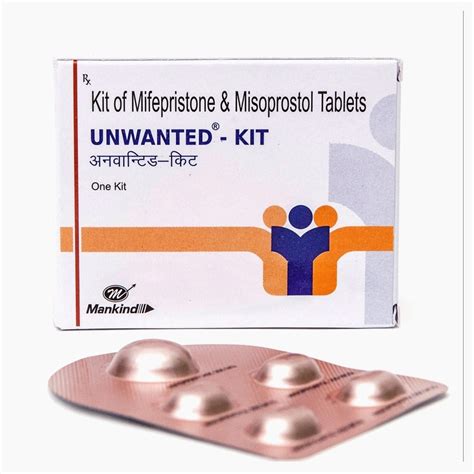 Mifepristone Misoprostol Tablet Packaging Size 1 4 Tablets Kit At Rs