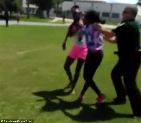 Video Shows Fight Between Florida High School Students Broken Up By