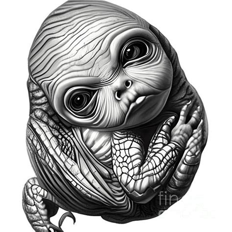 Alien Baby Digital Art by Billy - Fine Art America