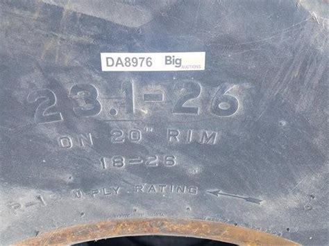 Firestone All Traction Field Road 23 1 26 Tires BigIron Auctions