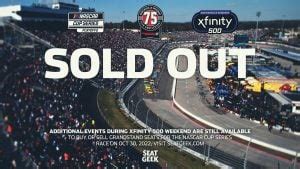 Martinsville Speedway Is A Complete Sellout Of The Xfinity