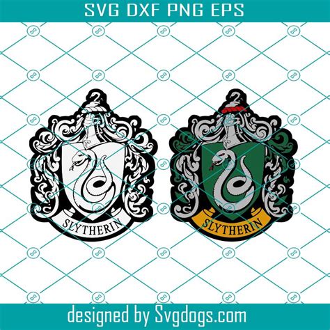 High Detail Slytherin Uniform Emblem Bundle Svg, Hogwards Svg ...