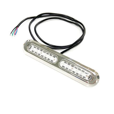 Stainless Steel Marine 12V RGB High Power LED Underwater Light For Boat