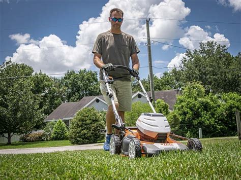 Stihl Walk Behind Cordless Lawn Mower Kit Deck Volt Includes