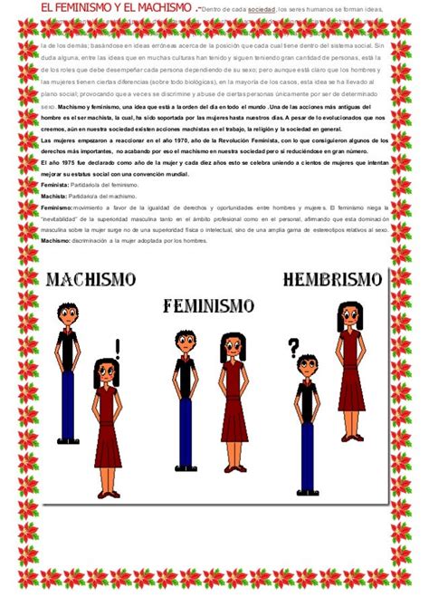 El Feminismo Y El Machismo