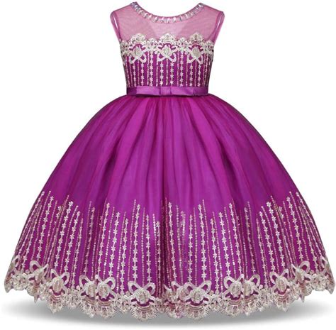 Kinderkleid Mädchen Kleid Kinder Geburtstagsparty Prinzessin Kleid