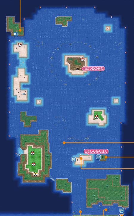 Map Description The Deep Blue Ocean Off Kaloss Coast Where Pokémon