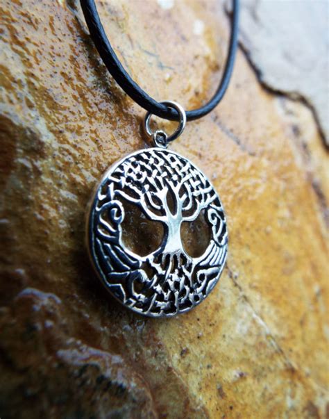 Tree Of Life Pendant Silver Protection Handmade Celtic Sterling