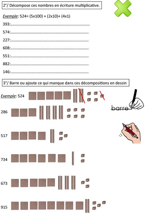 Num Ration D Composer Des Nombres Ce Ce Le On Augment E Exerices